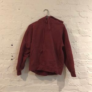Brandy Melville (John galt) comfy maroon hoodie